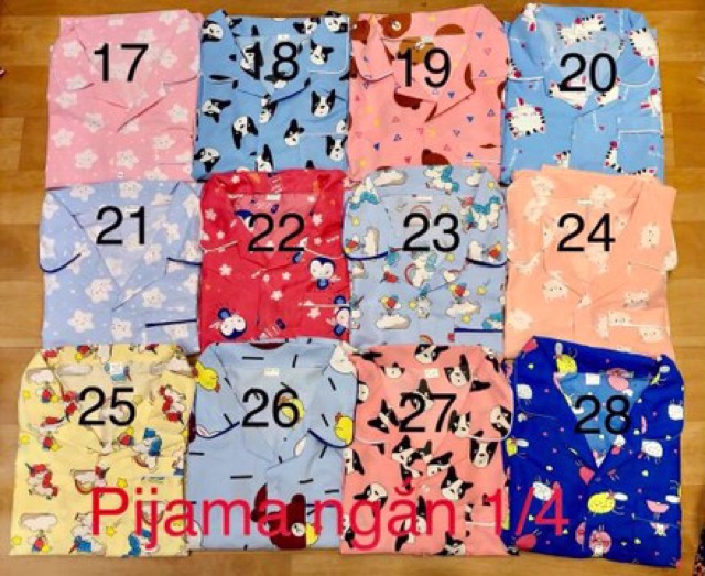 Bộ ngủ Byjama tay ngắn quần ngắn | BigBuy360 - bigbuy360.vn