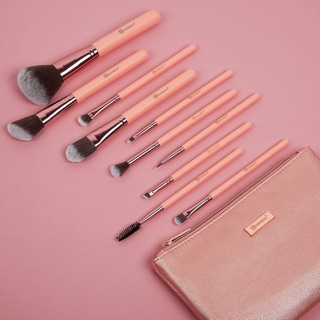 Cọ Bh bộ Pretty In Pink – 10 Piece Brush Set With Cosmetic Bag