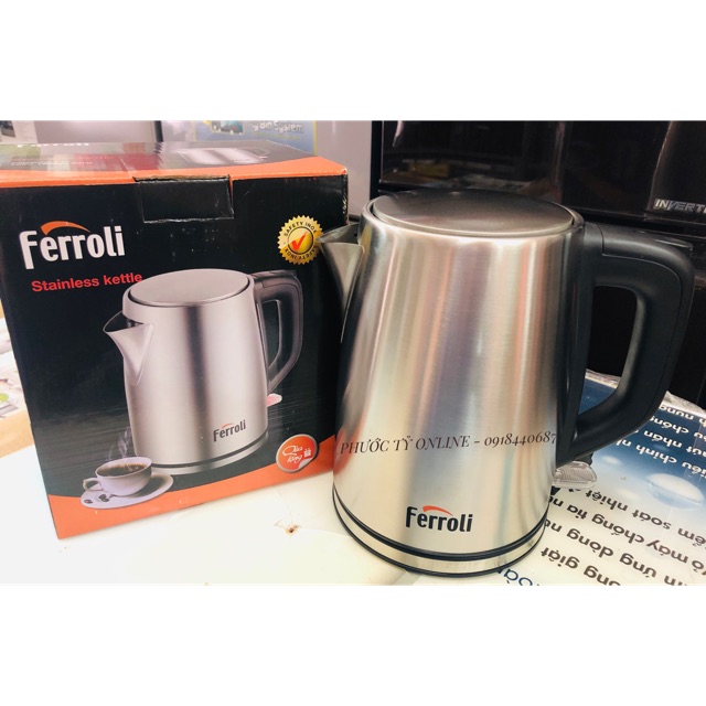 Ấm siêu tốc Ferroli FK1817-S - Chính hãng.