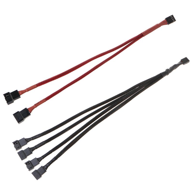 Rx Dây Cáp Chia Quạt Tản Nhiệt Pwm 4pin 4 Pin Sang 2 4 Chiều 4pin Hoặc 3pin