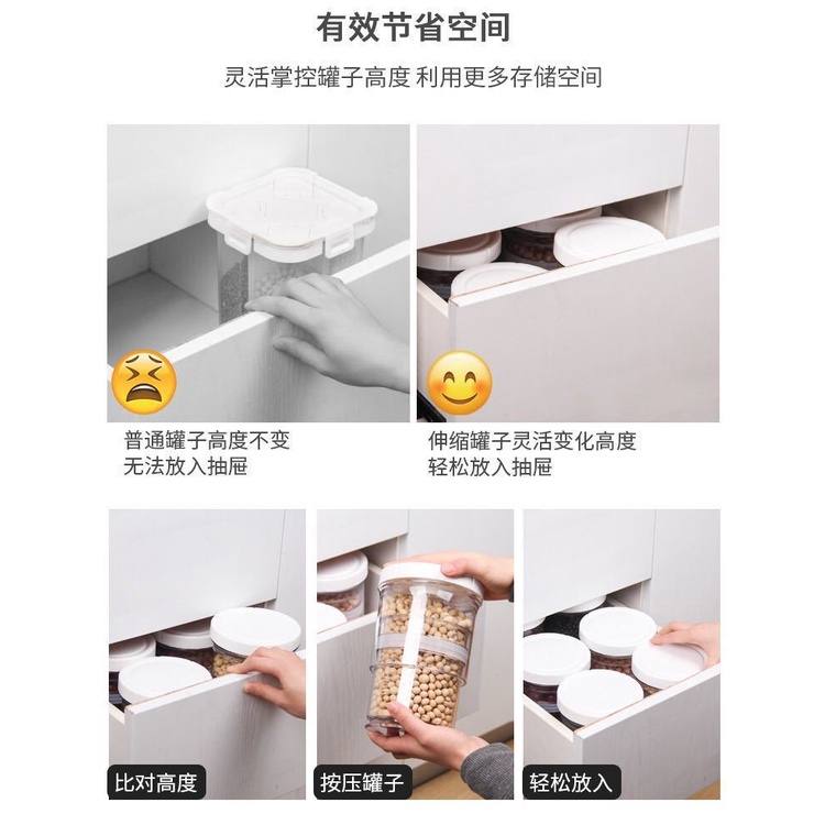 PVN44571 Hộp Đựng Thực Phẩm Sữa Bột Ngũ Cốc Thực Phẩm Khô Giá Rẻ