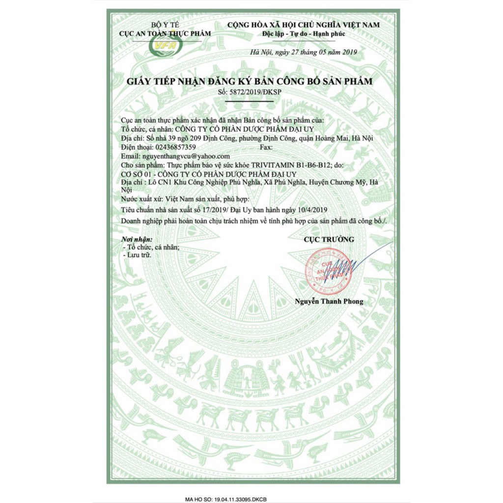 Viên uống TRIVITAMIN B1-B6-B12 giúp bồi bổ cơ thể | BigBuy360 - bigbuy360.vn