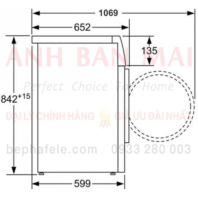 Máy sấy quần áo Bosch WTE84105GB 7kg, Seri 4 (Miễn phí giao tại HCM-ngoài tỉnh liên hệ shop)