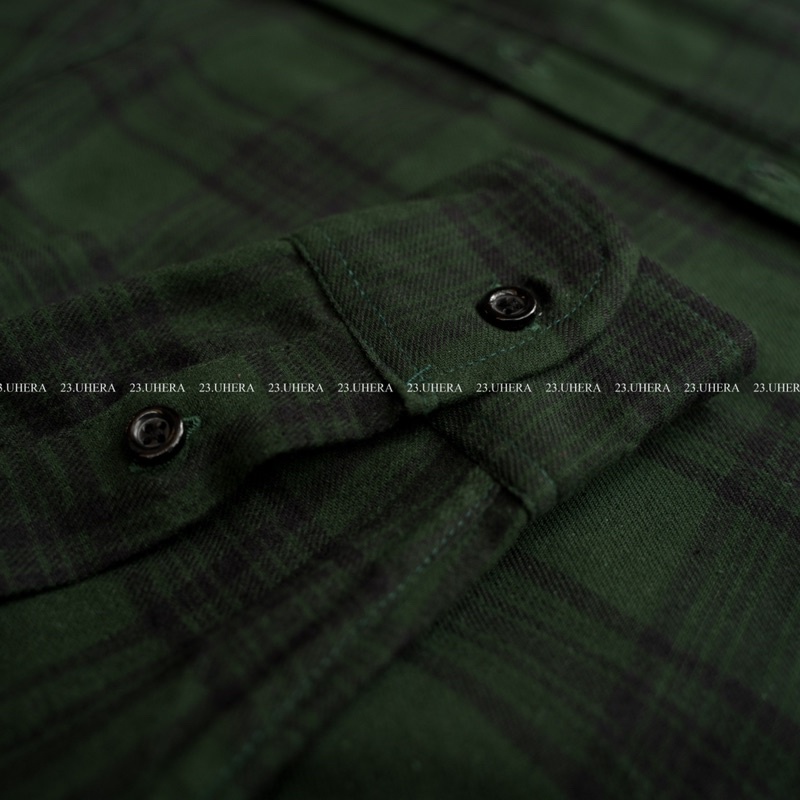 Áo sơ mi kẻ nam 23Uhera fog tartan