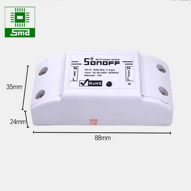 Công tắc thông minh Smart Switch SONOFF Basic  điều khiển từ xa qua Wifi 3G 4G - bản quốc tế