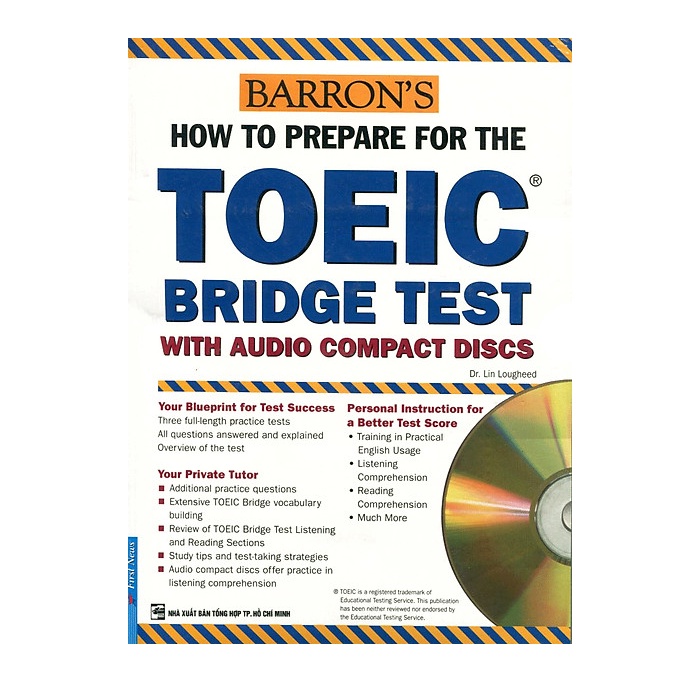 Sách - Toeic Bridge Test With Audio Compact Discs - Kèm 2CD - 8935086846292
