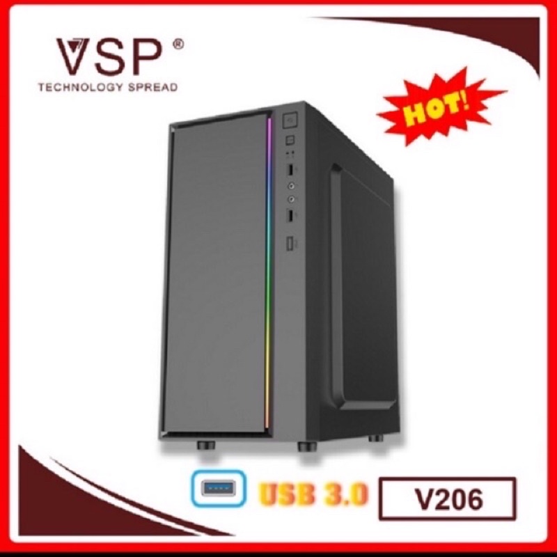 Thùng PC học tập, Game liên minh CPU 3,9ghz 8Gram, VGA 2G, SSD120G case VSP new 100%