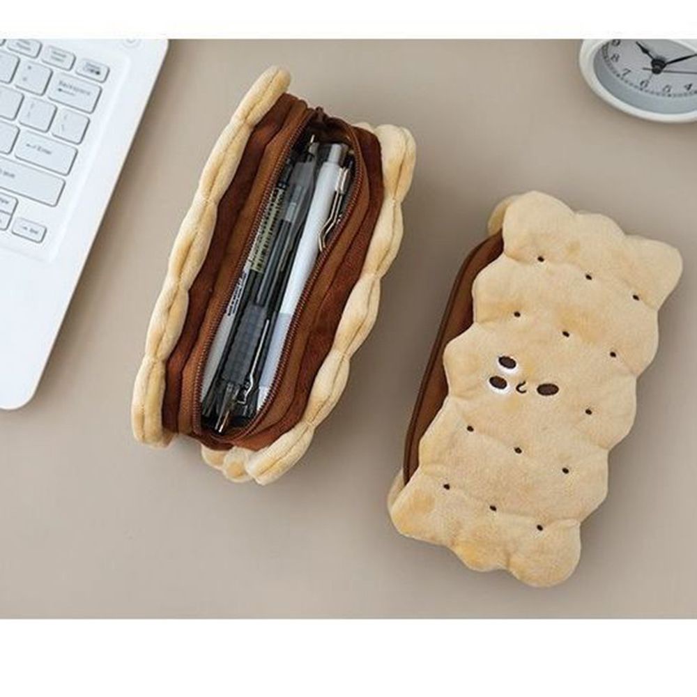 Túi Đựng Bút Hình Bánh Sandwich Nhồi Bông Dễ Thương