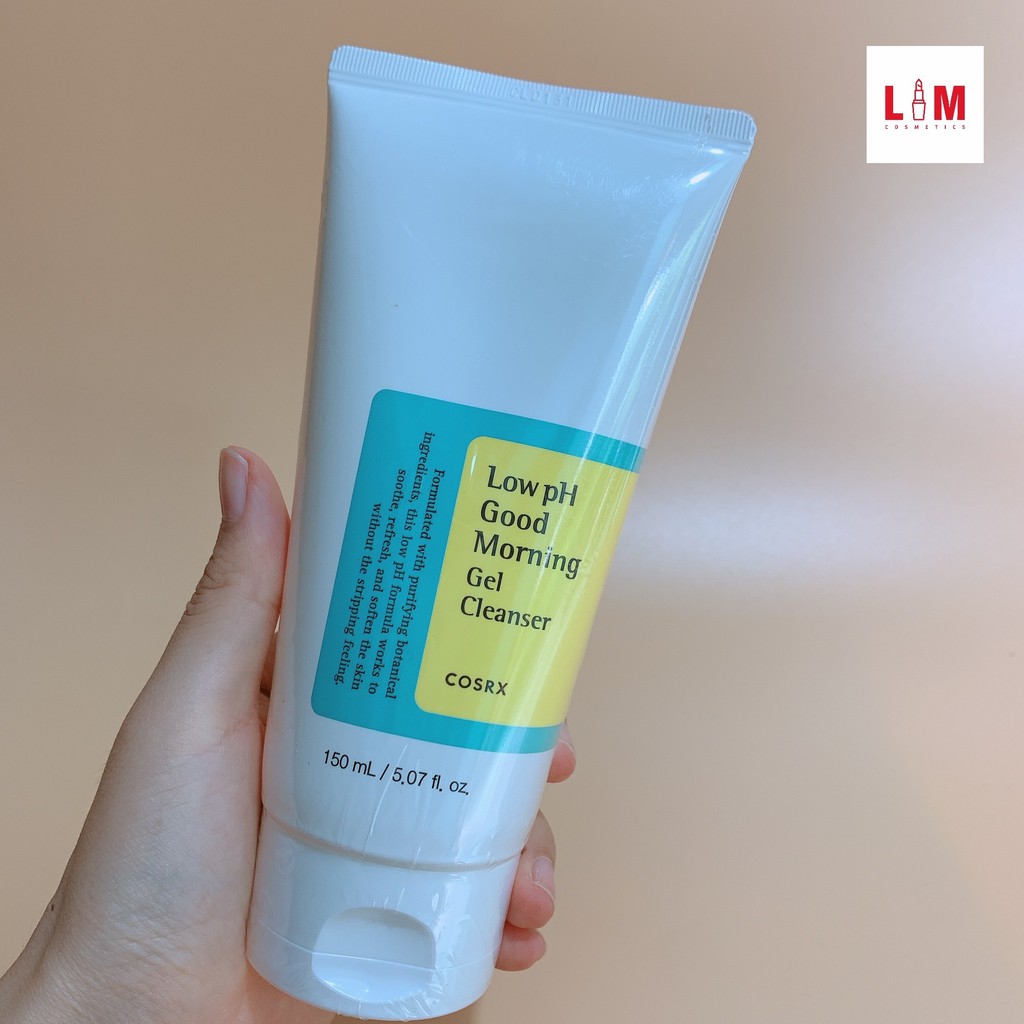 Sữa rửa mặt dạng gel Cosrx Low pH Good Morning Gel Cleanser 150ml [Chính Hãng]