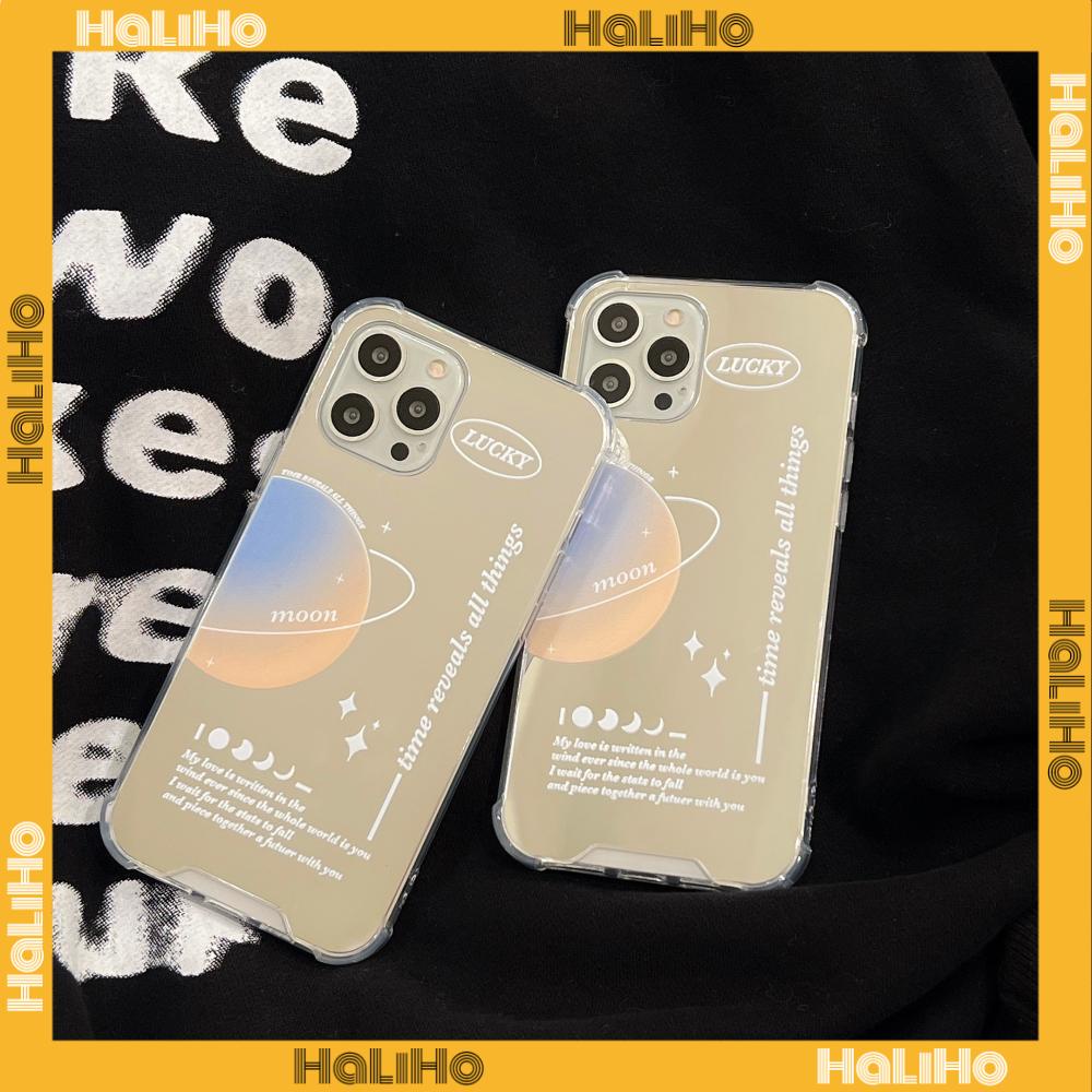 Ốp điện thoại Acrylic tráng gương chống sốc bảo vệ camera thích hợp cho iPhone 11 13 Pro Max 12 Pro Max 7 Plus xr