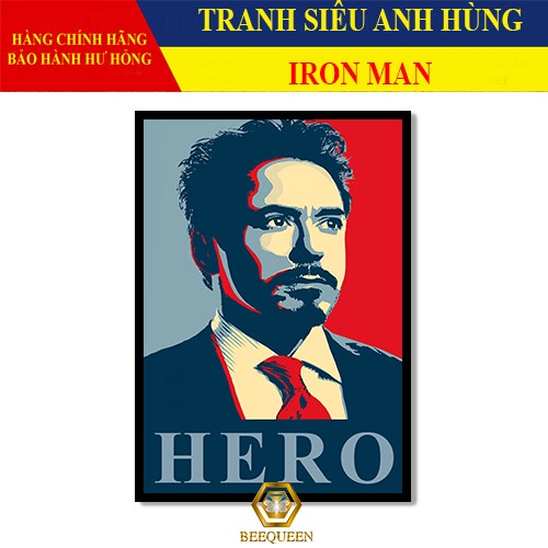 [MS1-25] Tranh Siêu Anh Hùng Người Sắt - Iron Man