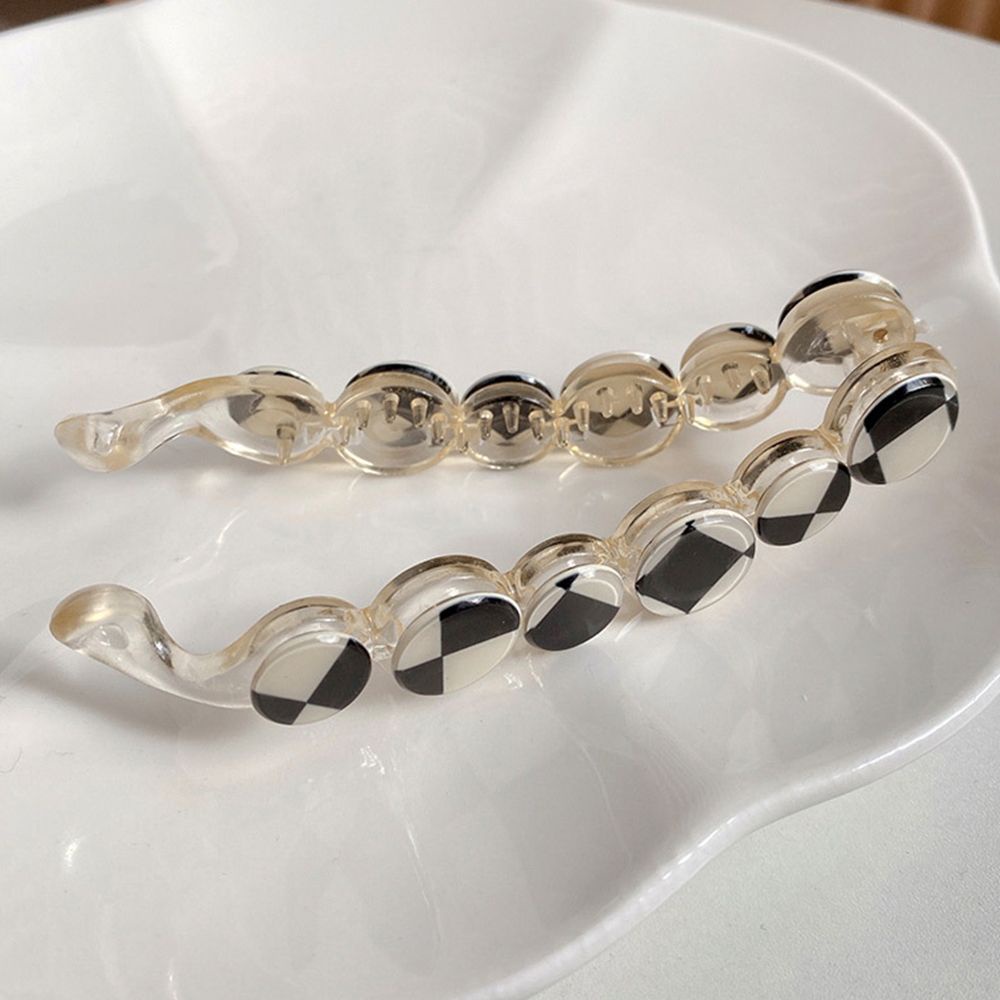 Kẹp tóc acrylic phong cách Hàn Quốc cổ điển thời trang dành cho nữ