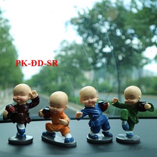 Bộ tượng 4 chú tiểu múa võ ôm bình - siêu rẻ