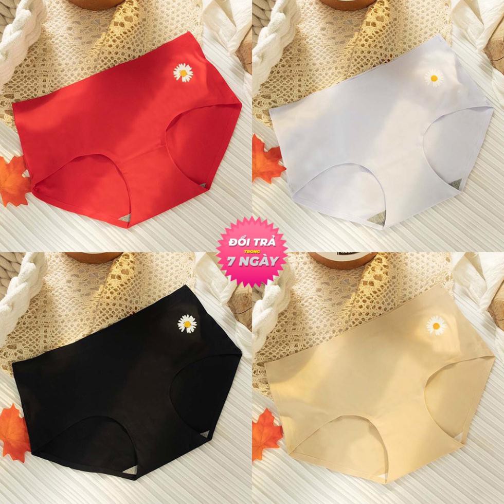 Quần Lót Nữ Quần Lót Su 2Q10 VNXK Họa Tiết Hoa Cúc Không Đường May Chất Lanh Siêu Thoáng Mát Loại Đẹp (HÌNH THẬT) 10 Cái | BigBuy360 - bigbuy360.vn