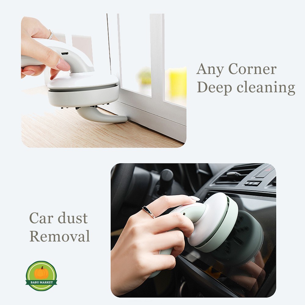 [Nhập Khẩu - Loại 1]Máy hút bụi cầm tay mini sạc pin không dây để vệ sinh cho bàn làm việc phím laptop máy tính pc | BigBuy360 - bigbuy360.vn