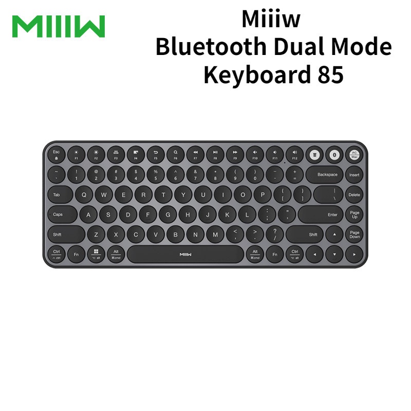 Bàn Phím Mini Không Dây Xiaomi Miiiw Miwu Bluetooth Hai Chế Độ Với Cổng Usb Cho Laptop / Máy Tính Bàn