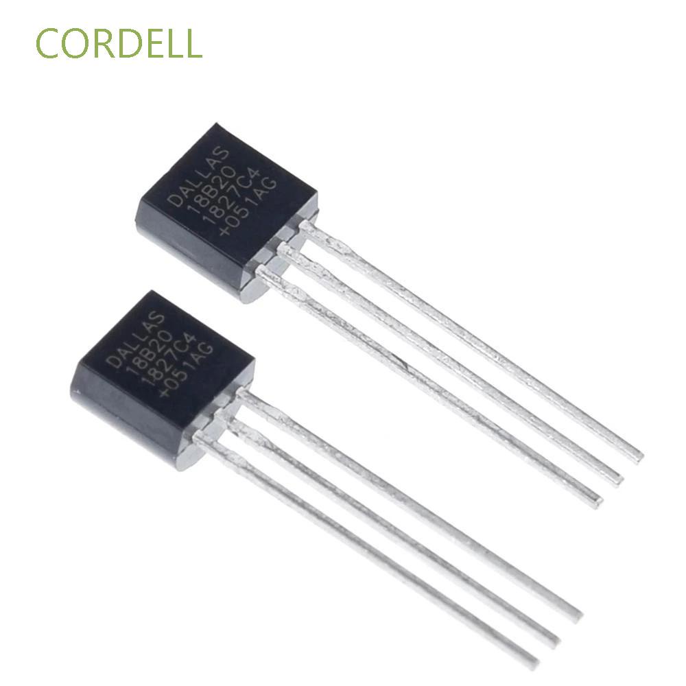 CORDELL Digital Temperature Sensor DS18B20 Sensor Electronic Supplies DS1820 TO-92 Temperature Sensor Electronic Components Active Components Digital Sensor Electronic Chip DIY Electronic Sensor Electronic Chip/Multicolor