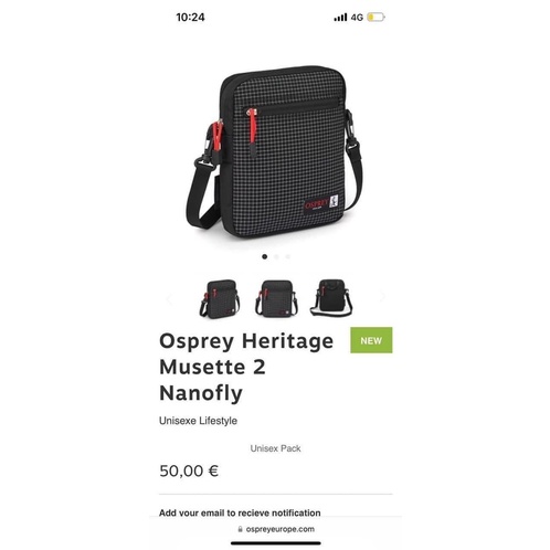 Túi xách Osprey Heritage Musette 2 Nanofly