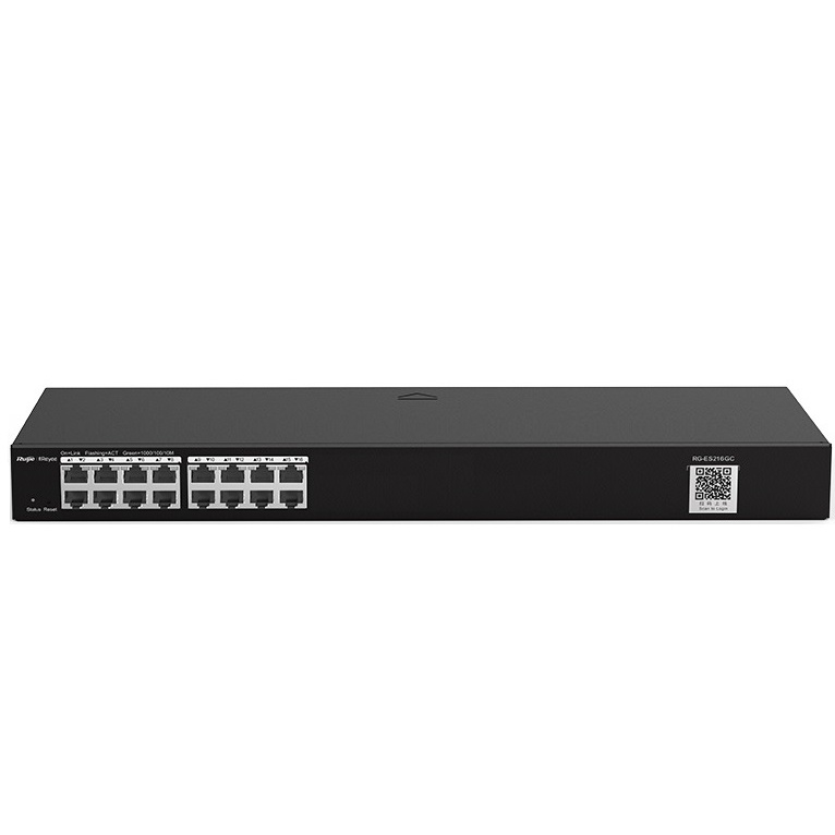 Bộ chia mạng thông minh 16 cổng giga 1000  Ruijie ES216GC (chính hãng) 216GC