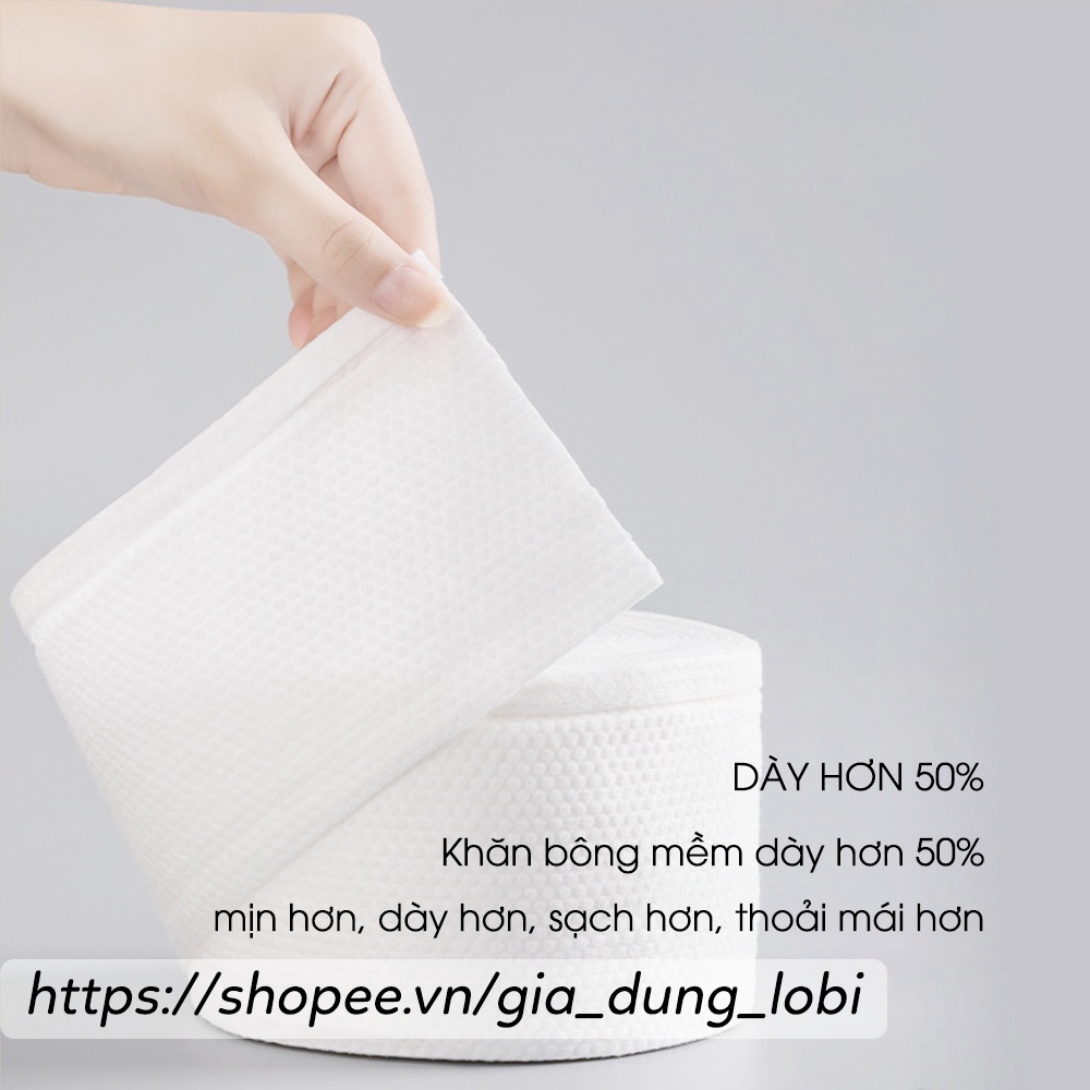 Khăn mặt khô ANIMERRY dùng 1 lần lau khô, lau ướt - Giấy lau mặt tẩy trang dùng một lần