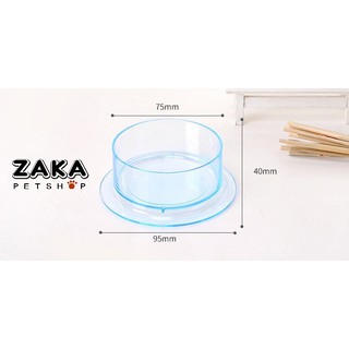 Chén mika hamster đựng thức ăn