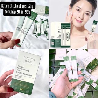 ✨[ FREESHIP] ✨Hộp 20 Gói Mặt Nạ Ngủ Dạng Thạch Collagen Tươi Firming Sleeping Mask Chiết Xuất Tự Nhiên An Toàn Cho Da