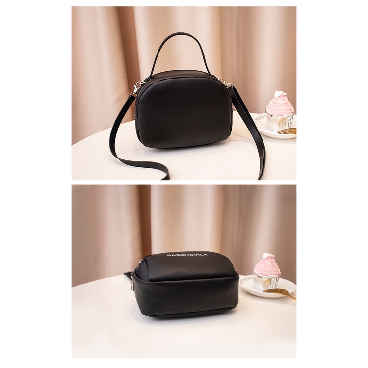 Túi mini đeo chéo da mềm khóa siêu xinh 256