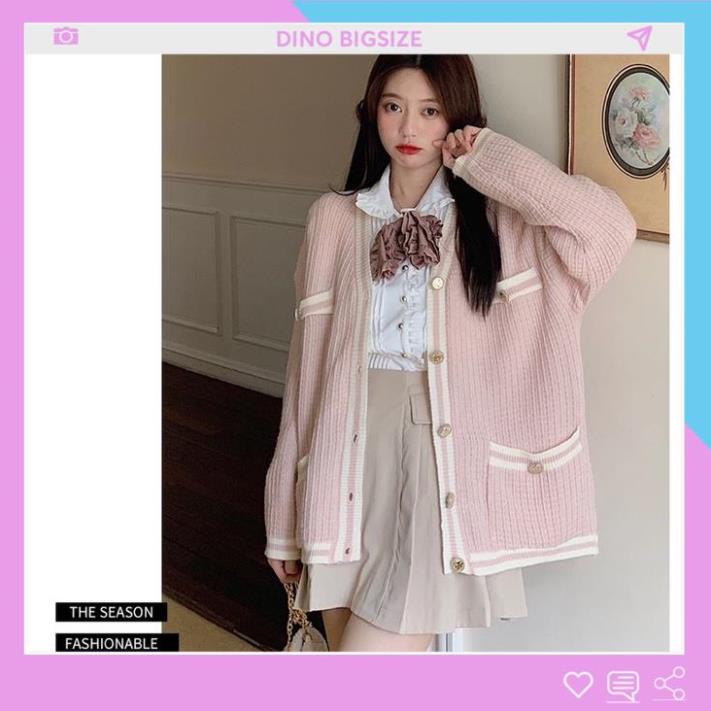 Áo cardigan nữ, Áo len cardigen bigsize dành cho nữ dáng rộng phong cách Hàn Quốc - M-4XL -DINO | BigBuy360 - bigbuy360.vn