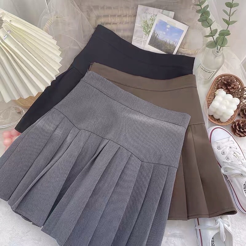 CHÂN VÁY LI KIỂU DÁNG CHỮ A CÓ QUẦN TRONG | BigBuy360 - bigbuy360.vn