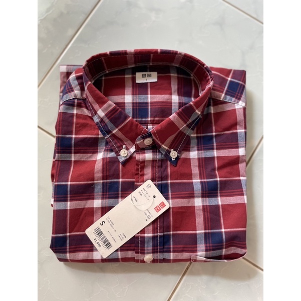 🌹☘️❤️ Áo sơ mi Uniqlo tay ngắn