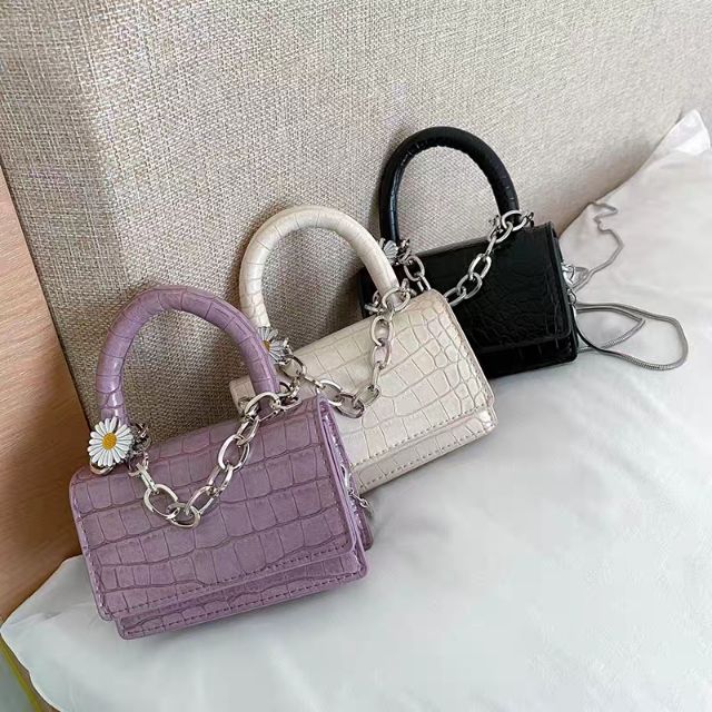 Túi sách mini đeo chéo hoa cúc