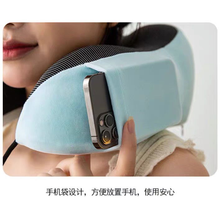 Gối Kê Cổ Cao Su Non Chống Mỏi Cổ Dùng trong Văn phòng Đi Tàu Xe, Du Lịch Cao Cấp Gấu Bông City