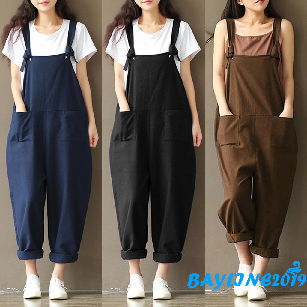 Quần Yếm Form Rộng Thời Trang Dành Cho Nữ