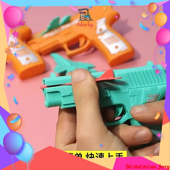 Đồ chơi súng bắn , phóng máy bay cho bé