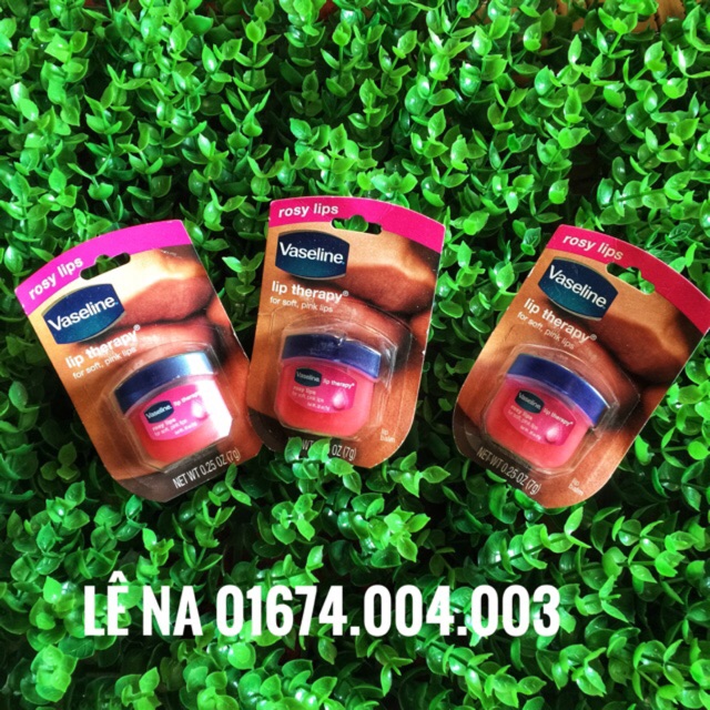 ☘Son dưỡng môi vaseline có màu