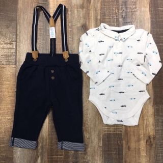 Set baby club body + quần yếm