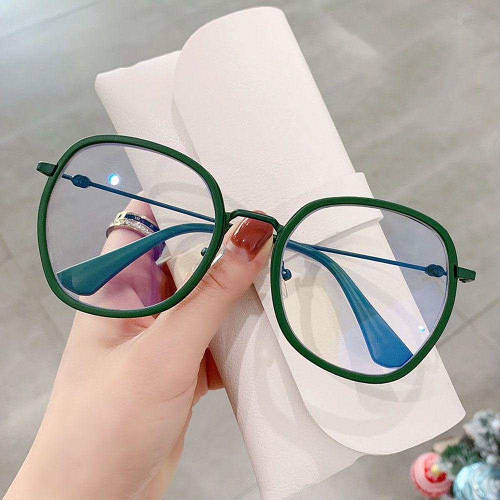 Mắt Kính Gọng Tròn Trong Suốt Chống Ánh Sáng Xanh WMES15H Dành Cho Nam Nữ