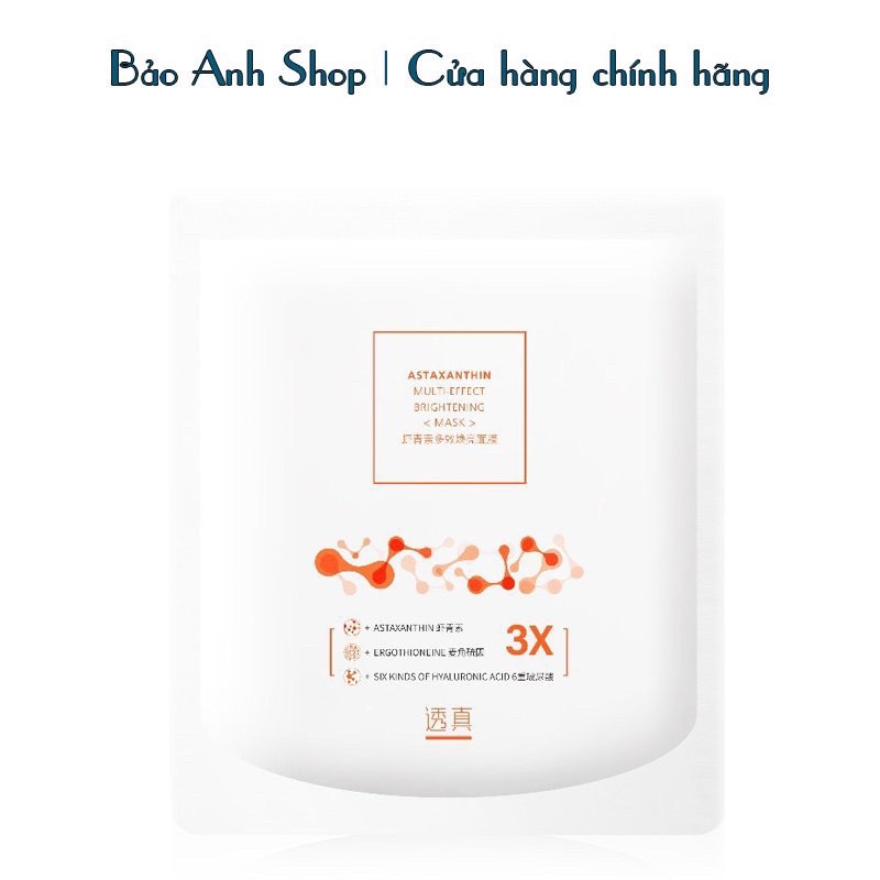 Miếng lẻ mặt nạ Astaxanthin chống lão hoá, sáng căng da Lucenbase