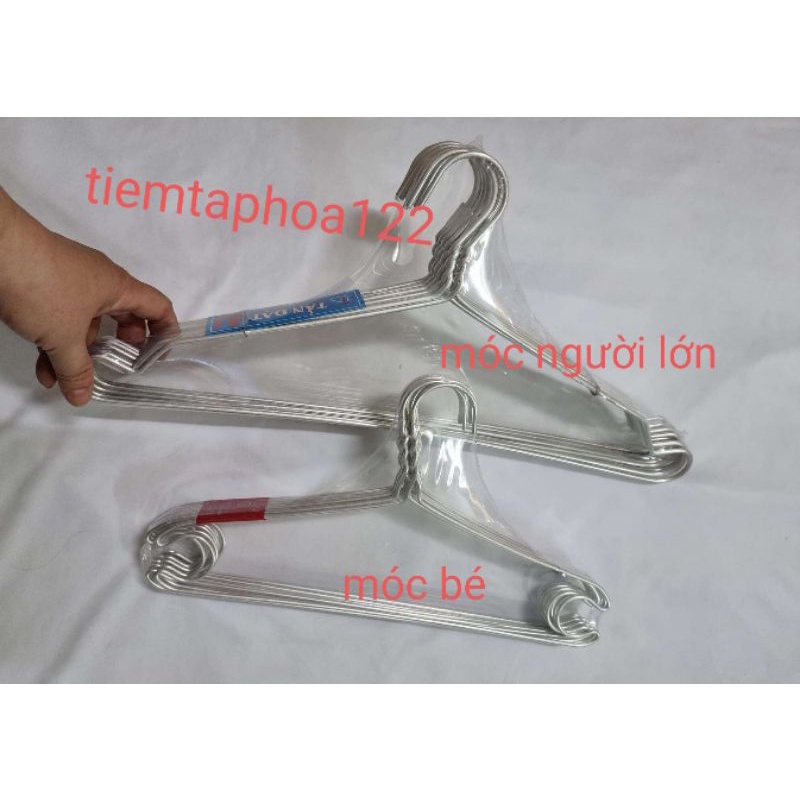 Móc nhôm treo quần áo em bé móc phơi đồ