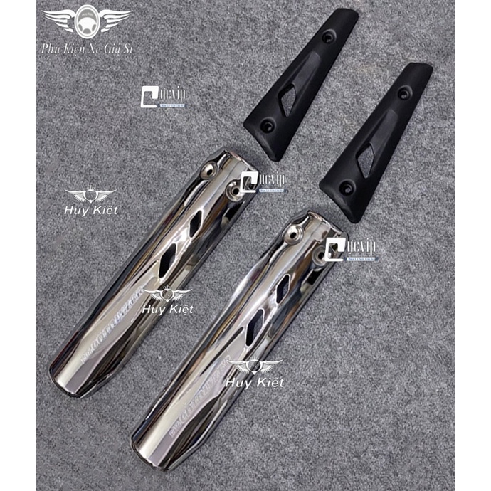 Ốp Che Pô Exciter 2010 (Tặng Kèm Che Cổ Pô Đen) MS5007