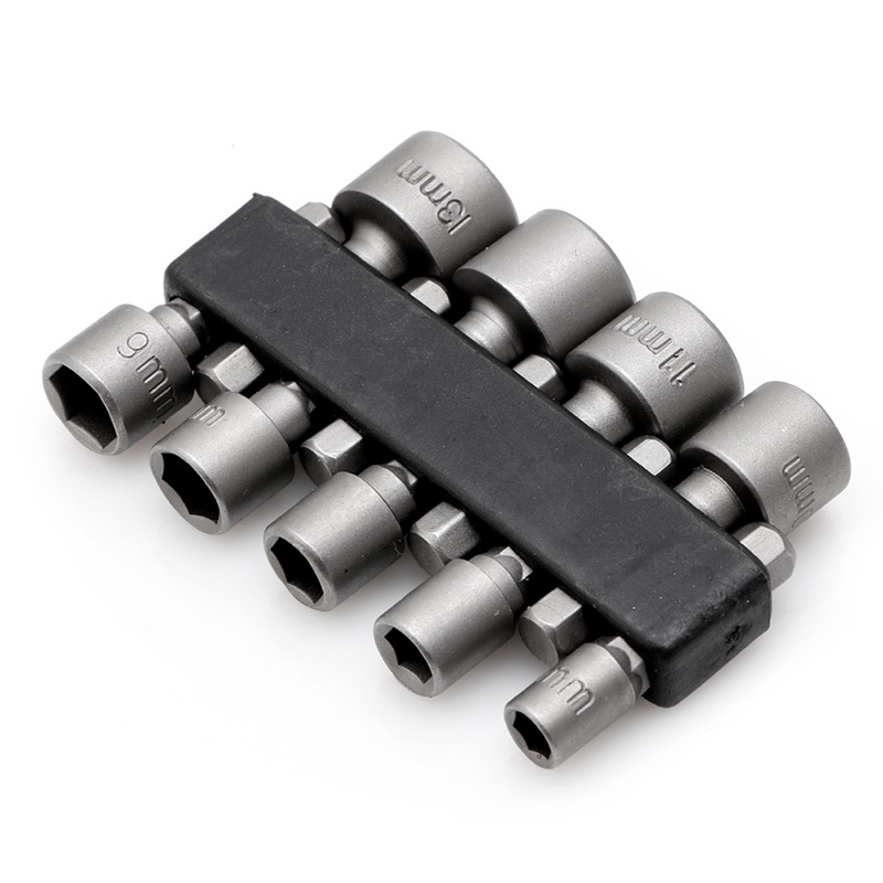 Bộ 9 đầu mũi khoan lục giác 5-13mm 1/4"