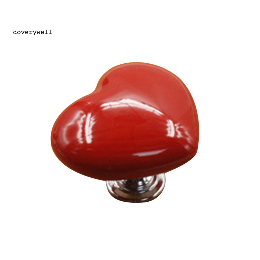 Tay Nắm Cửa Tủ Hình Trái Tim Bằng Gốm