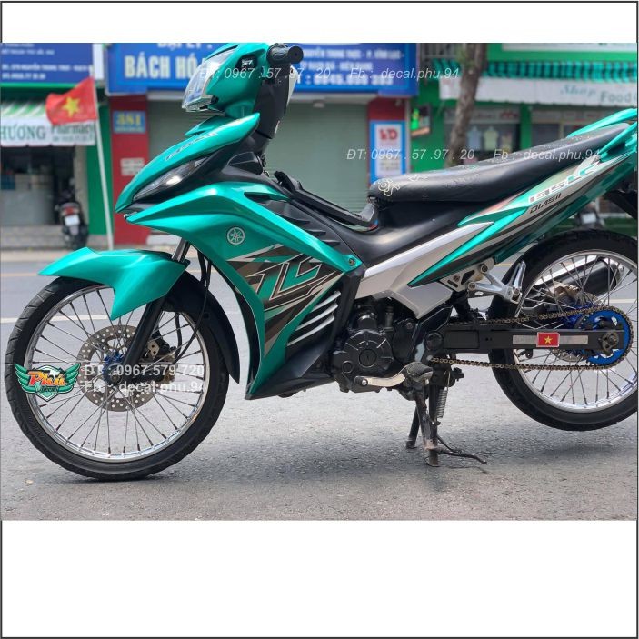Tem Rời Exciter 135 Lc xanh Lục bảo (C)