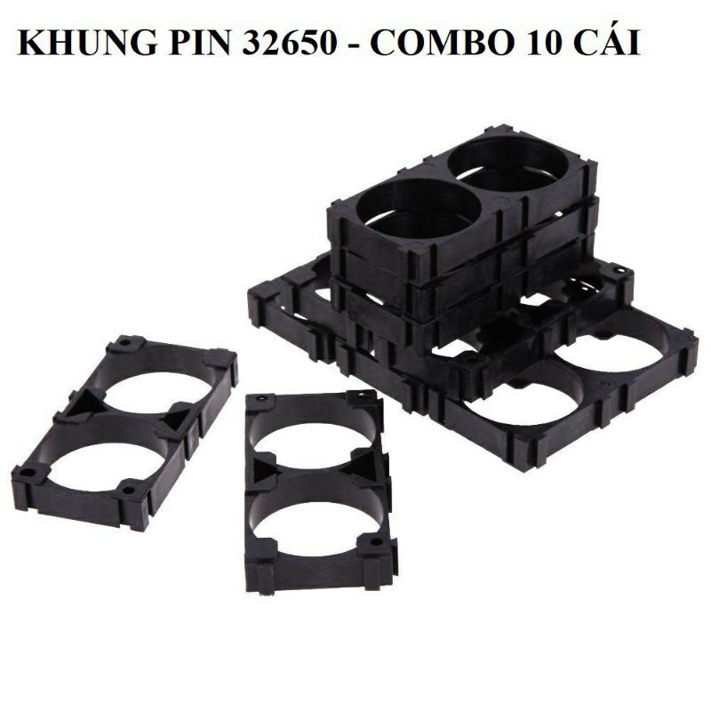 Compo 10 khung giữ pin 32650 1x2