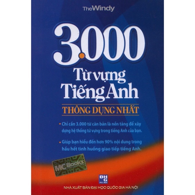 Sách - 3000 Từ Vựng Tiếng Anh Thông Dụng Nhất - MC-TA-67k-8935246917817 - Tặng kem bookmark