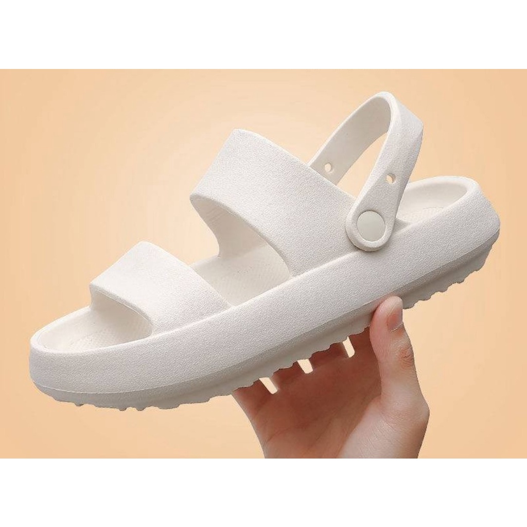 Dép Sandal Nữ Đế Bánh Mỳ Chất EVA Cao 3cm,Giày Sandal Học Sinh Mẫu Mới 2022