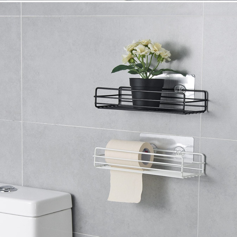 Giá treo tường đựng đồ dùng nhà tắm bằng sắt tiện dụng