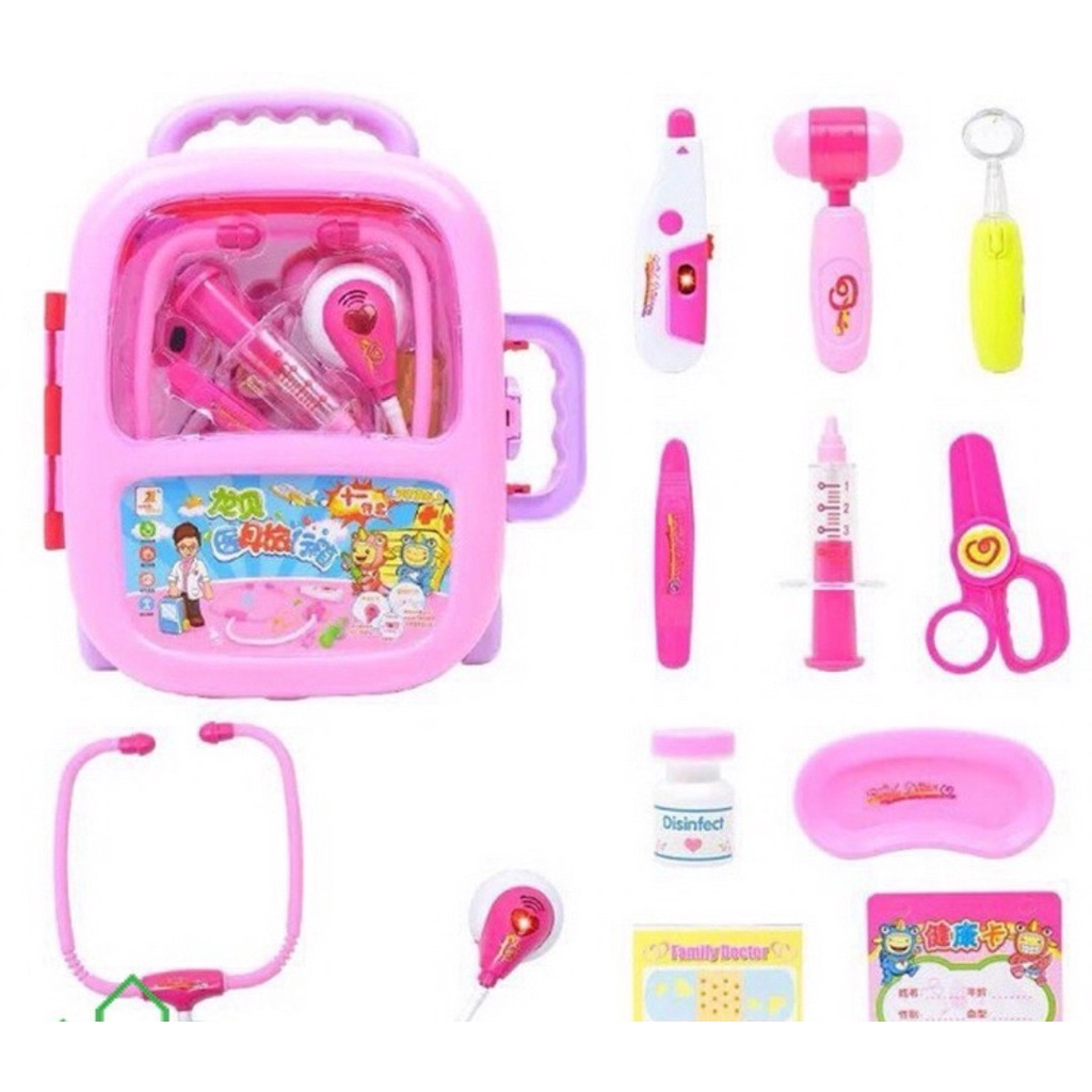 Đồ chơi vali kéo dụng cụ khám bác sĩ