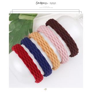 Set 10 Dây Cột Tóc Co Giãn Nhiều Màu Thời Trang Cho Nữ