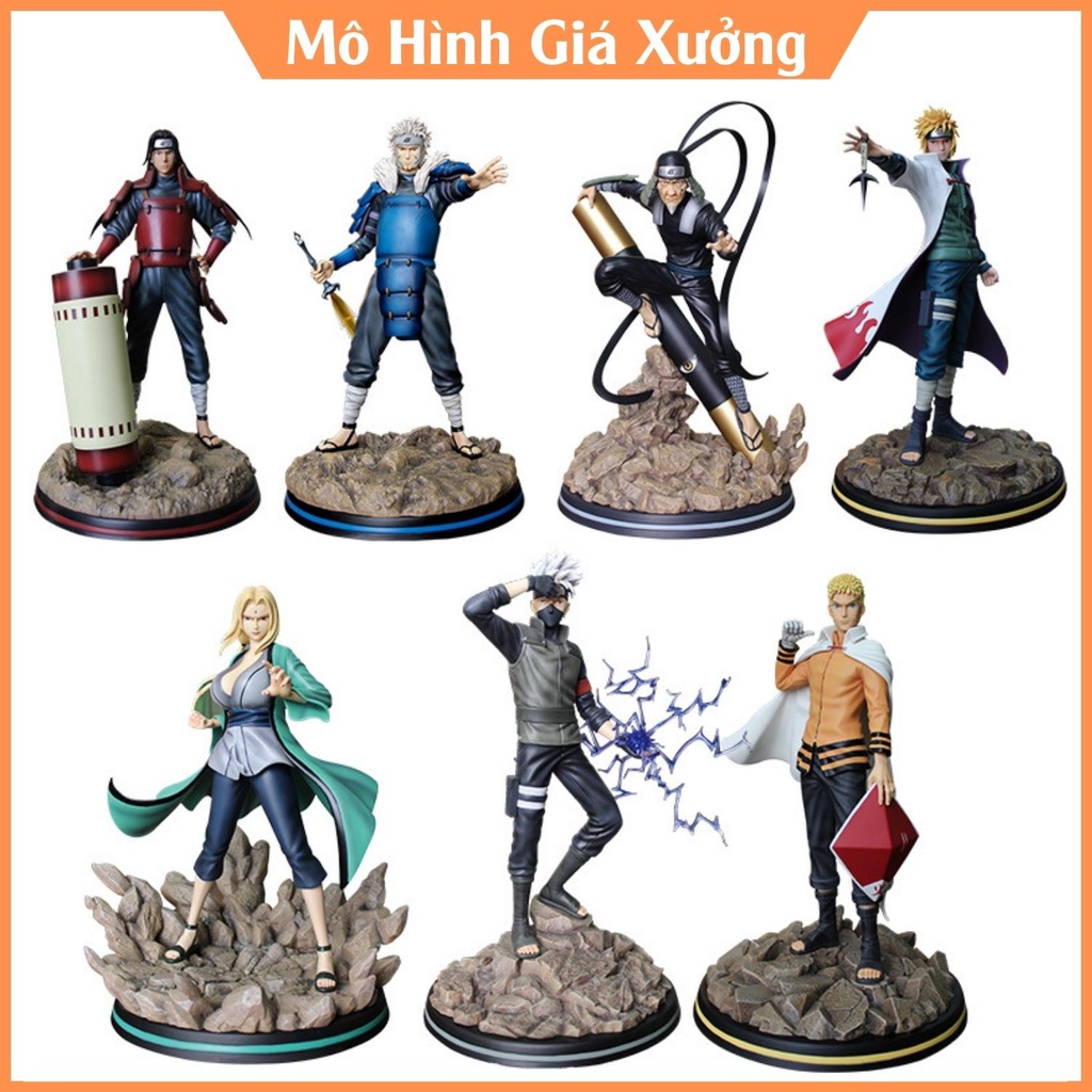 Mô hình Naruto thất đại Hokage làng lá siêu phẩm cao 28cm siêu đẹp , figure mô hình naruto , mô hình giá xưởng